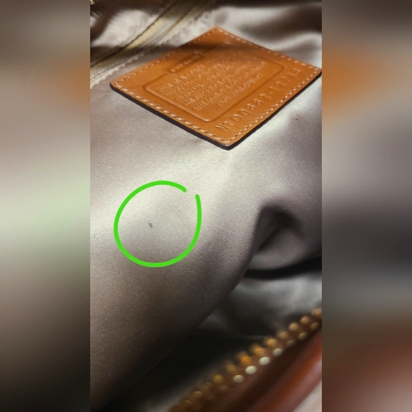 Price drop $189 Vtg. Coach🔥Limited edition Ergo Signature Demin Jacquard - Picture 8 of 10